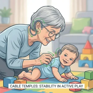 Antique style wire eyewear showcasing the classic aesthetic of cable temple eyeglass frames.