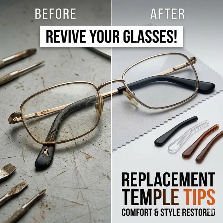 Replacement Temple Tips: 5 Proven Upgrades to Stop Eyeglass Pain in 2026